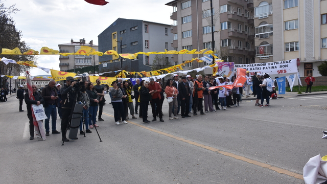 Sivas'ta 1 Mayıs Emek ve Dayanışma Günü kutlandı