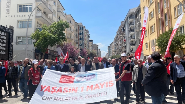 Malatya'da 1 Mayıs kutlandı