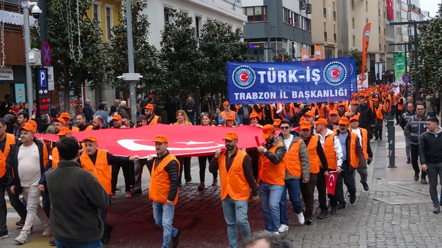 Trabzon'da 1 Mayıs İşçi Bayramı coşkusu