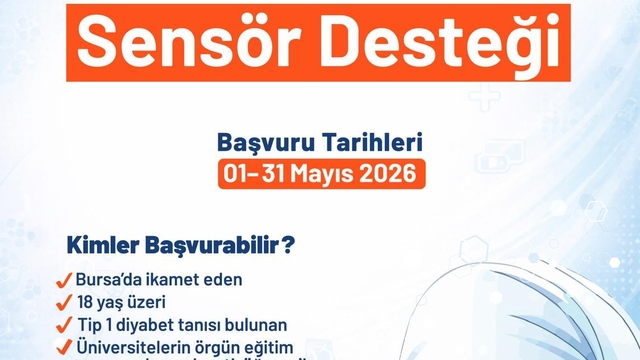 Büyükşehir'den diyabetli öğrencilere sensör desteği