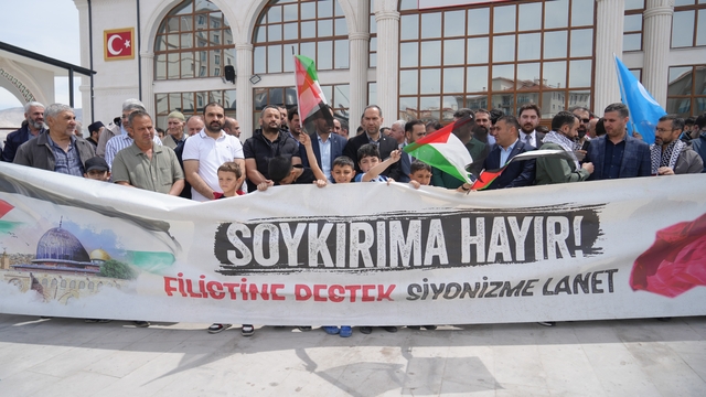 Niğde'de Sumud Filosu'na destek: "Bu müdahale sadece bir filoya değil, insanlık vicdanına yapıldı"