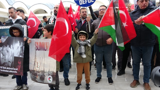 Çanakkale'den Küresel Sumud Filosu'na destek sesleri yükseldi