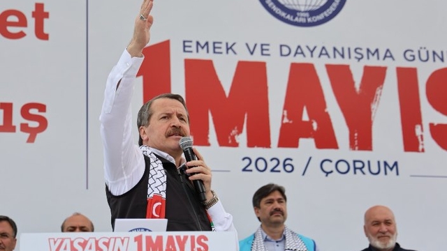 Memur-Sen Genel Başkanı Yalçın: 'Paylaşımda adalet, dünyada barış' diye haykırıyoruz