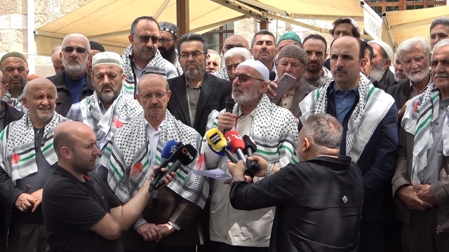 Konya'da Sumud Filosu'na destek açıklaması