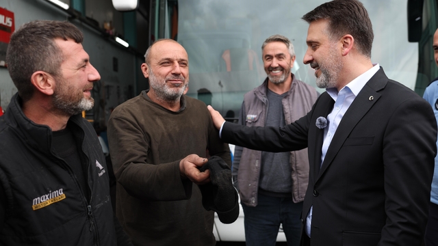 Başkan Vekili Biba'dan 1 Mayıs'ta görev başındaki emekçilere ziyaret