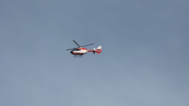 Yüksekova'dan Diyarbakır'a helikopterle hasta sevki
