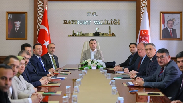 Bayburt'ta istihdam ve mesleki eğitim çalışmaları değerlendirildi