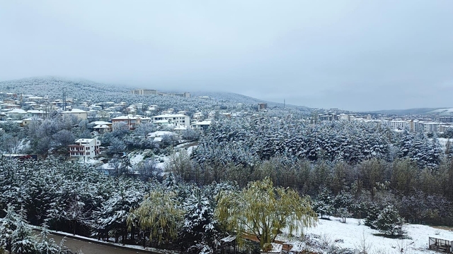 Yozgat'ta mayısta kar yağdı