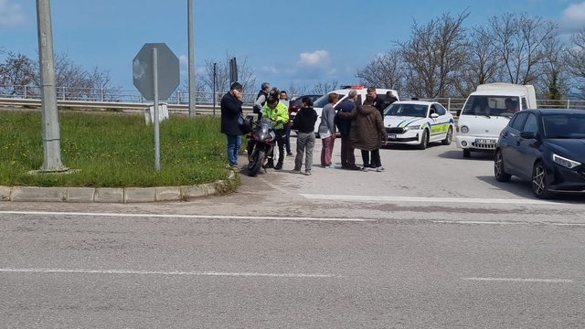 Sinop'ta motosiklet ile otomobil çarpıştı: 1 yaralı