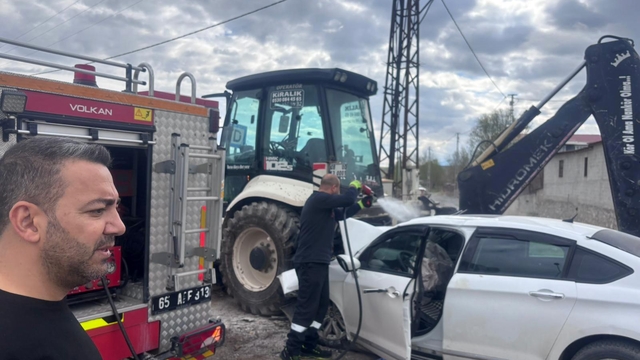 Van'da trafik kazası: 1 yaralı