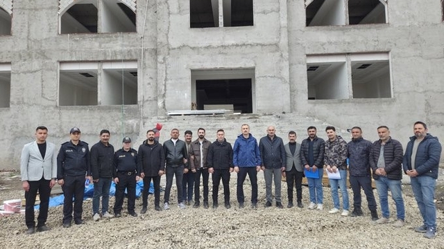 Ağrı'da yeni emniyet binasında çalışmalar hızlandırılıyor