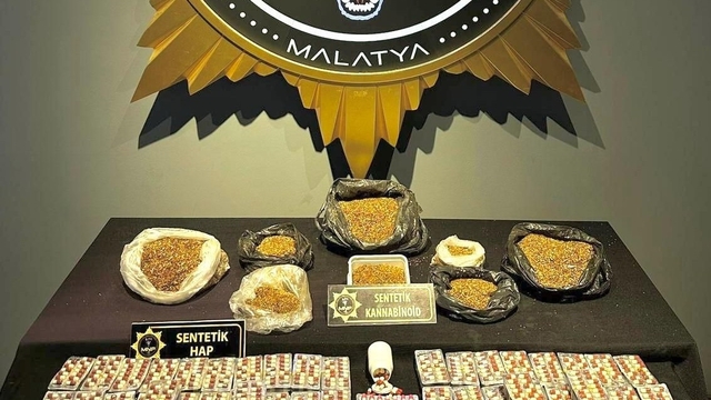 Malatya'da uyuşturucu operasyonu: 5 gözaltı