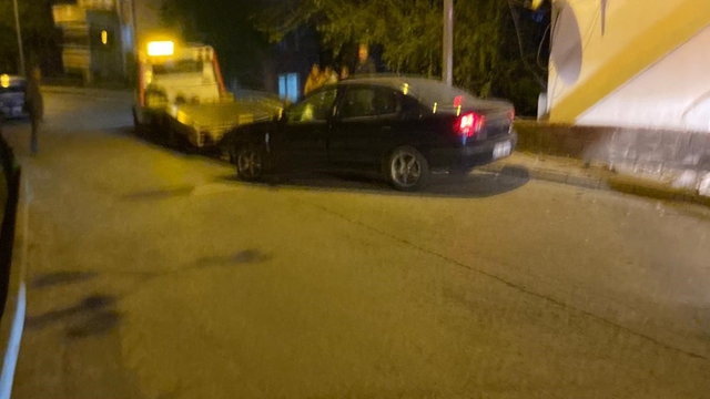 Zonguldak'ta trafik kazası kamerada: 2 yaralı