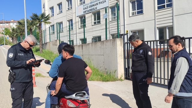 Orhangazi'de okul çevrelerine sıkı denetim