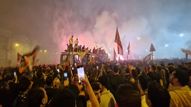 Diyarbakır'da, Süper Lig kutlamalarında 11 kişi yaralandı; 10 gözaltı