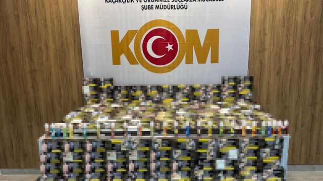 Samsun'da kaçak makaron operasyonu