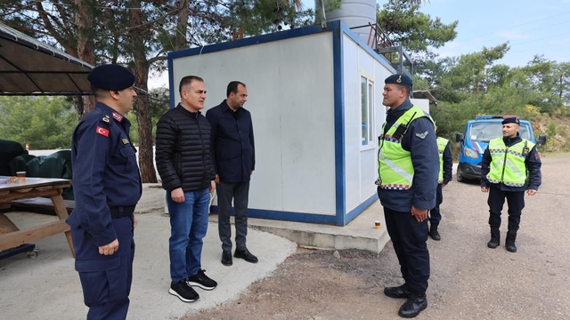 Muğla Valisi Akbıyık, Datça'da incelemelerde bulundu