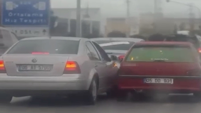 Çorum'da düğün konvoyu tehlike saçtı