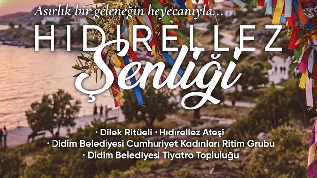 Didim Belediyesi'nden Hıdırellez Şenliği