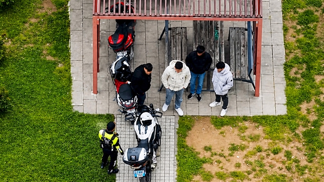Parkta motosiklet keyfi 180 bin liraya mal oldu