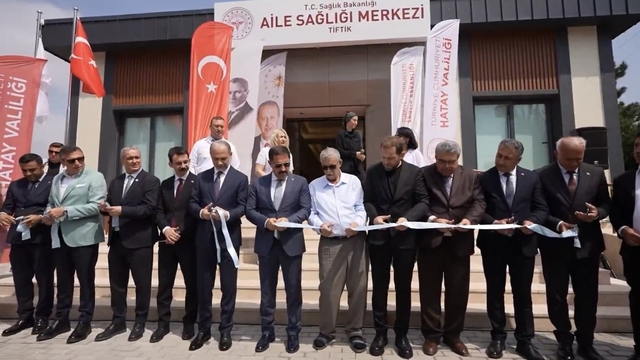 Belen'de aile sağlığı merkezi ve 112 acil  istasyonu hizmete açıldı