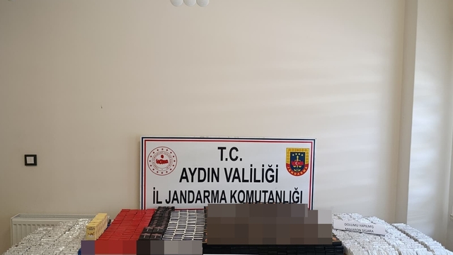 Koçarlı'da kaçak sigara operasyonu