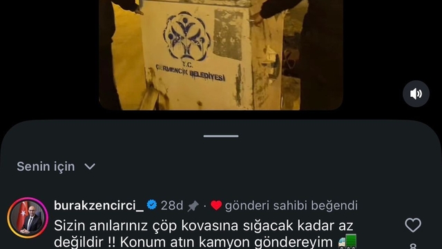 Başkan Zencirci'den konteyner mizahı: "Konum atın, kamyon göndereyim"