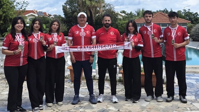 Samsunspor Çim Topu Takımı uluslararası arenada göz doldurdu