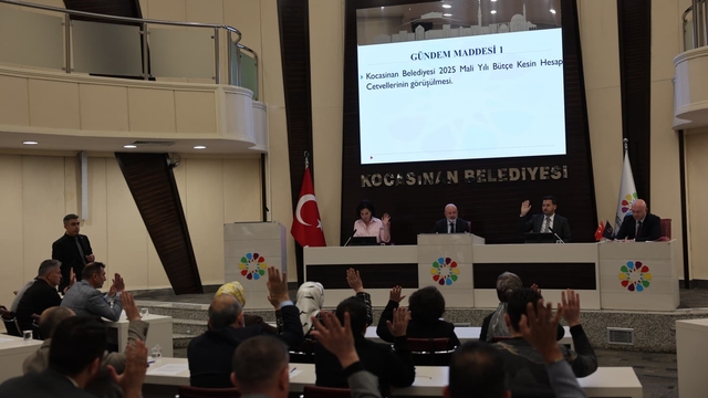 Kocasinan Belediyesi mayıs ayı meclis toplantısı yapıldı