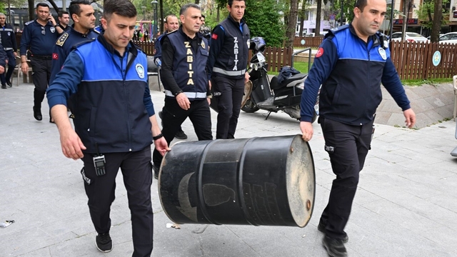 Manisa'da kaldırım işgallerine sıkı denetim