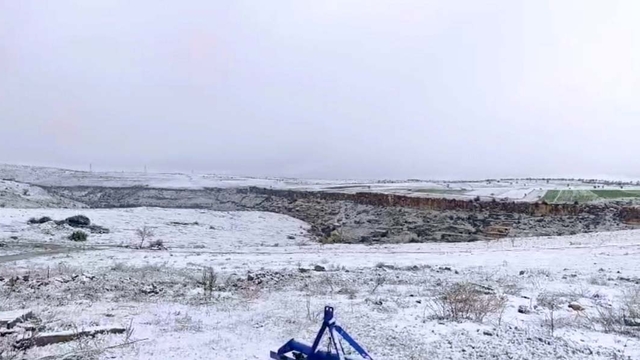 Kayseri'nin yüksek kesimleri beyaza büründü