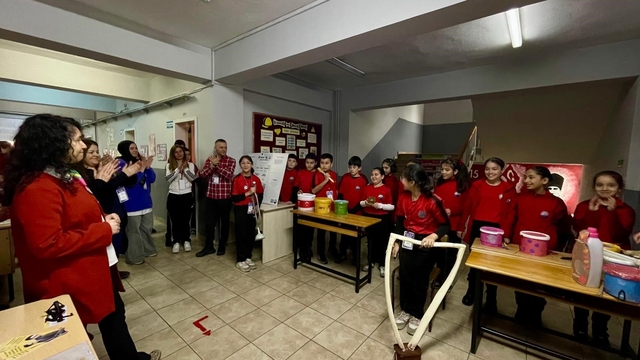 Köksal Toptan Ortaokulu'nda bilim fuarı coşkusu