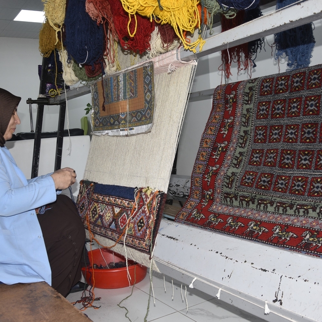 Halı kursuyla kadınlar güçleniyor
Kadınlar halı dokuma kursuyla hem meslek...