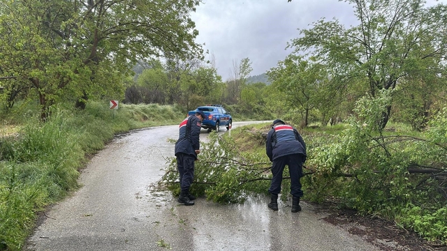 Bilecik'te aşırı yağış ulaşımı da olumsuz etkiliyor
