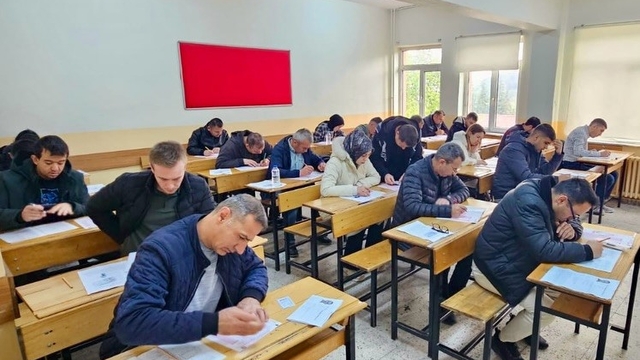 Bilecik'te 173 aday ÖGG sınavına girdi