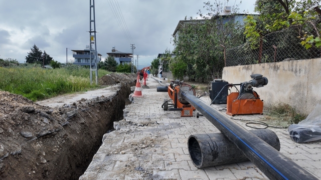 Arsuz'un 100 yıllık su ihtiyacını karşılayacak projede çalmalar sürüyor