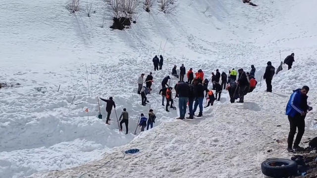 Çığ altında kalan çoban için yeniden başlatılan arama çalışmaları 4'üncü gününde