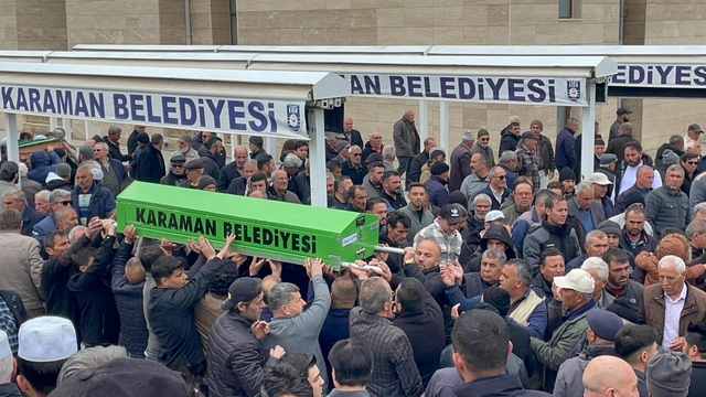 Karaman'da kazada hayatını kaybeden elektrikli bisiklet sürücüsü toprağa verildi