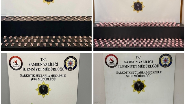 Samsun'da uyuşturucu operasyonunda 4 şüpheli yakalandı