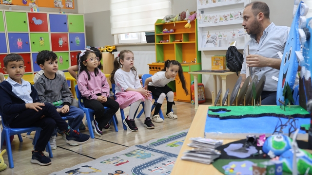 Anaokulu öğrencileri çevre bilinci projesiyle erken yaşta tasarruf öğreniyor
