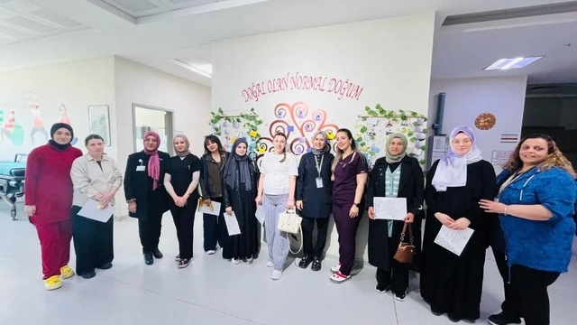 Bayburt Devlet Hastanesi'nde gebelere yönelik eğitim programı düzenlendi