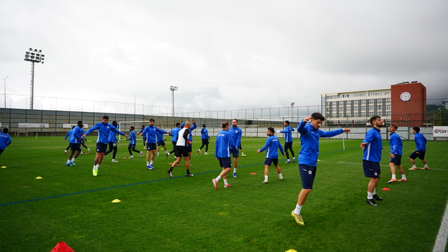 Çaykur Rizespor, ikas Eyüpspor maçı hazırlıklarını sürdürdü