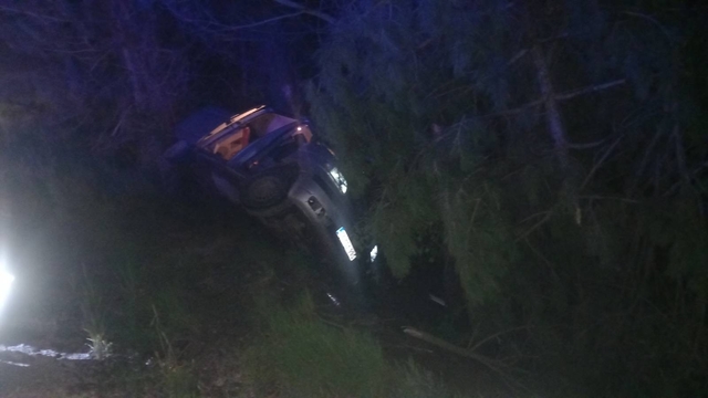 Bolu'da kontrolden çıkan otomobil devrildi: 1 yaralı