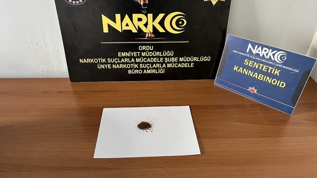 Ordu'da uyuşturucu operasyonu