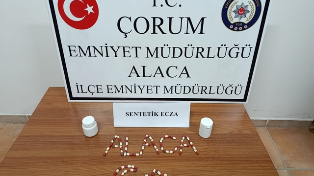 Çorum'da uyuşturucu operasyonunda 3 şüpheli yakalandı