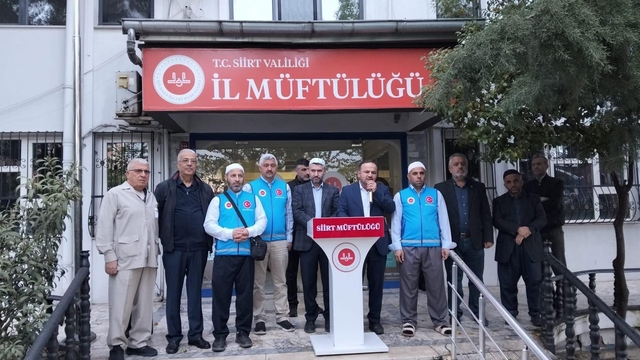 Siirt'ten kutsal topraklara ilk kafile uğurlandı