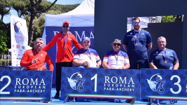 Denizlili milli sporcu Roma'da iki gümüş madalya kazandı