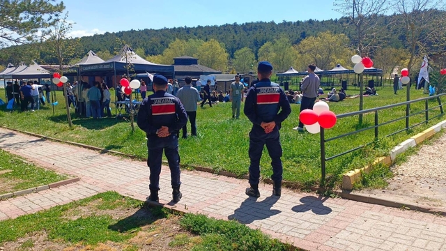 Pelitözü Gölpark'ta etkinliğe üst düzey güvenlik