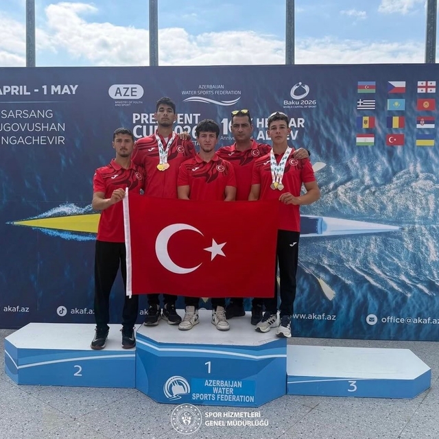 Köyceğizli kanocu Yıldırım, Azerbaycan'dan 3 madalya ile döndü