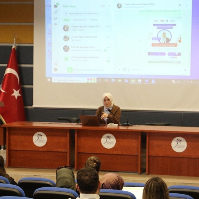 KBÜ'de akademik yazımda dijital çözümler eğitimi verildi